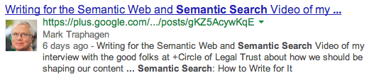 google authorship