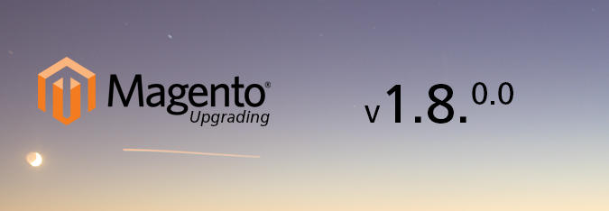 Upgrading to Magento 1.8.0.0